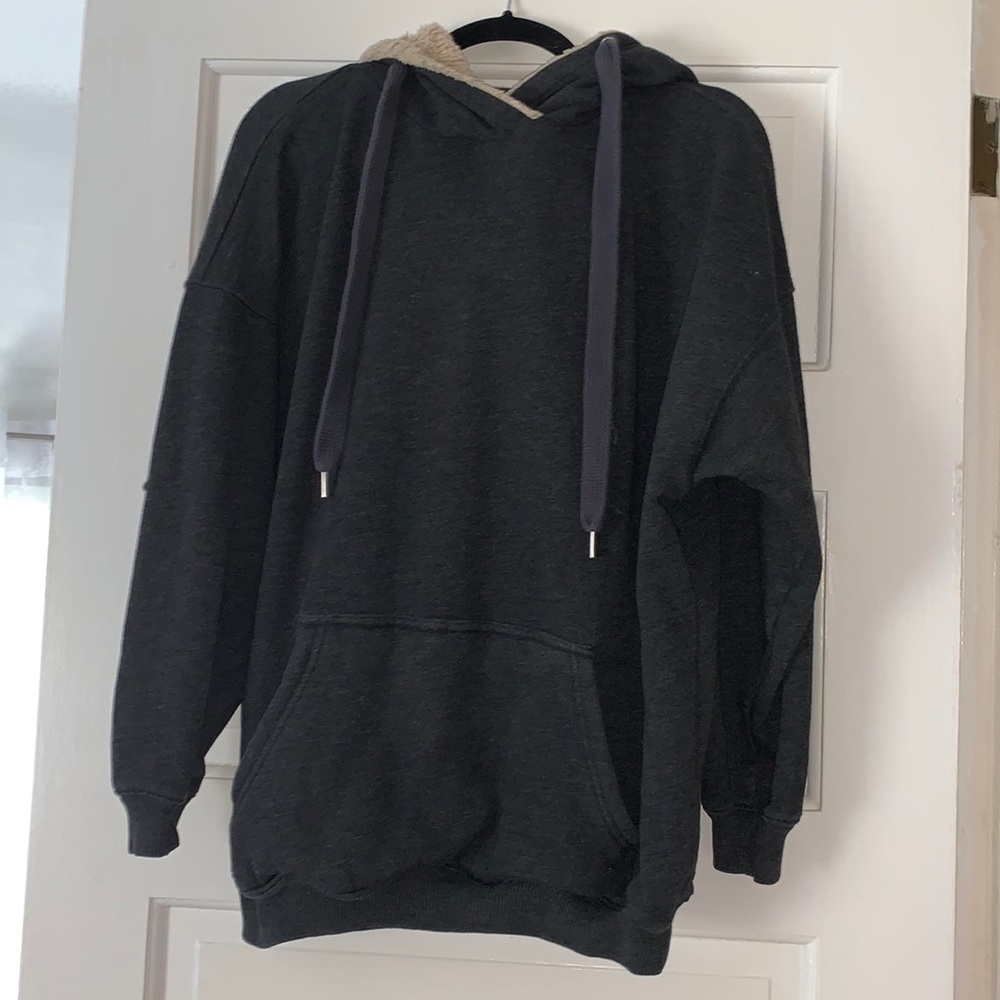 Medium Aerie Fur Hood pullover oversized hoodie
